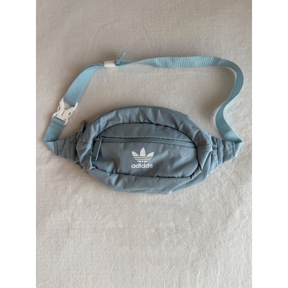NWOT adidas Pastel Blue Belt Bag Fanny Pack Adjustable
